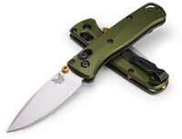 Benchmade Mini Bugout Woodland Green Aluminium PE Vouwmes