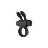 Diproal Rhingo Plus, vibratorring voor heren, oplaadbaar via USB, 5 intensiteiten, 5 vibratiemodi (zwart)