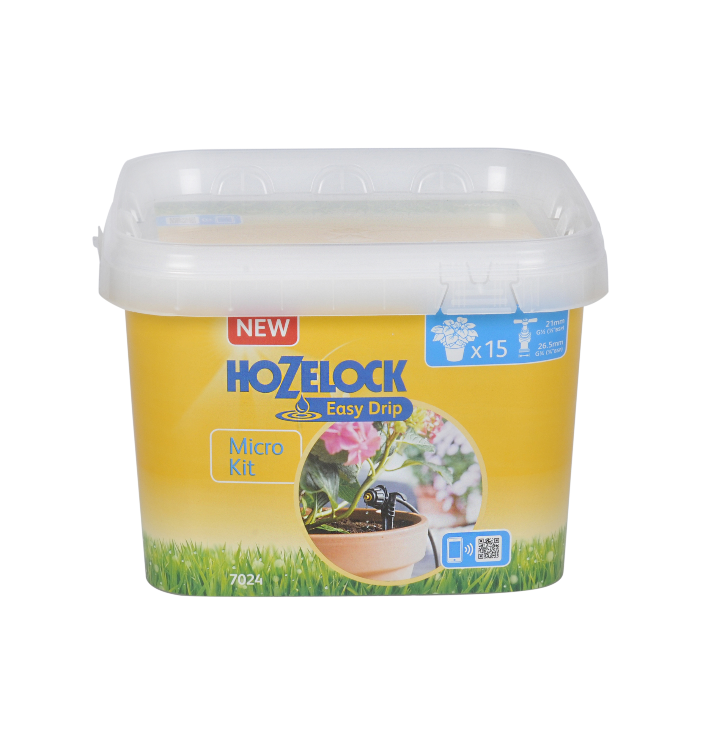 Hozelock Easy Drip universele micro druppelaar startset voor max.15 potplanten
