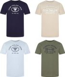 Tom Tailor T-shirt 4 Pack coupe droite Multicolore L Col rond Adultes t-shirt hommes avec imprimé