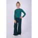Vingino gestreepte longsleeve - donkergroen/aqua