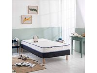 Merinos Ensemble sommier et matelas enfant 90x200 cm mousse ferme Sun