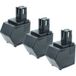 Vhbw - 3x Batteries Compatible Avec Hilti Sb12, Sf120-a Outil Électrique (2100 mAh, NiMH, 12 V)