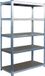 Merkloos Relaxdays Stellingkast - 180x100x30 cm - 875 kg - Metaal - Zilver