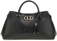 GUESS Salinge Luxury Satchel Handtas Zwart