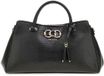 GUESS Salinge Luxury Satchel Handtas Zwart