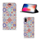 B2Ctelecom Apple iPhone X | Xs | Standcase | Tiles Color