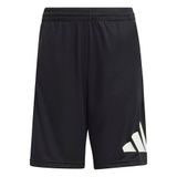adidas uniseks-kind Train Essentials Big Logo Shorts, black/white, 9-10 Years
