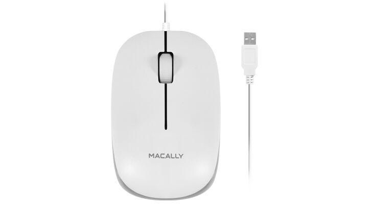 Macally Xmouse - Muis - Wit - 1200 DPI - Kantoor