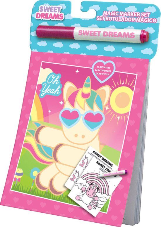 Sweet Dreams Tekenboek Junior - Roze - 2-delig
