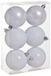 Cosy&Trendy Boules de Noël Ø 8 cm - Blanc assorti - Set-6