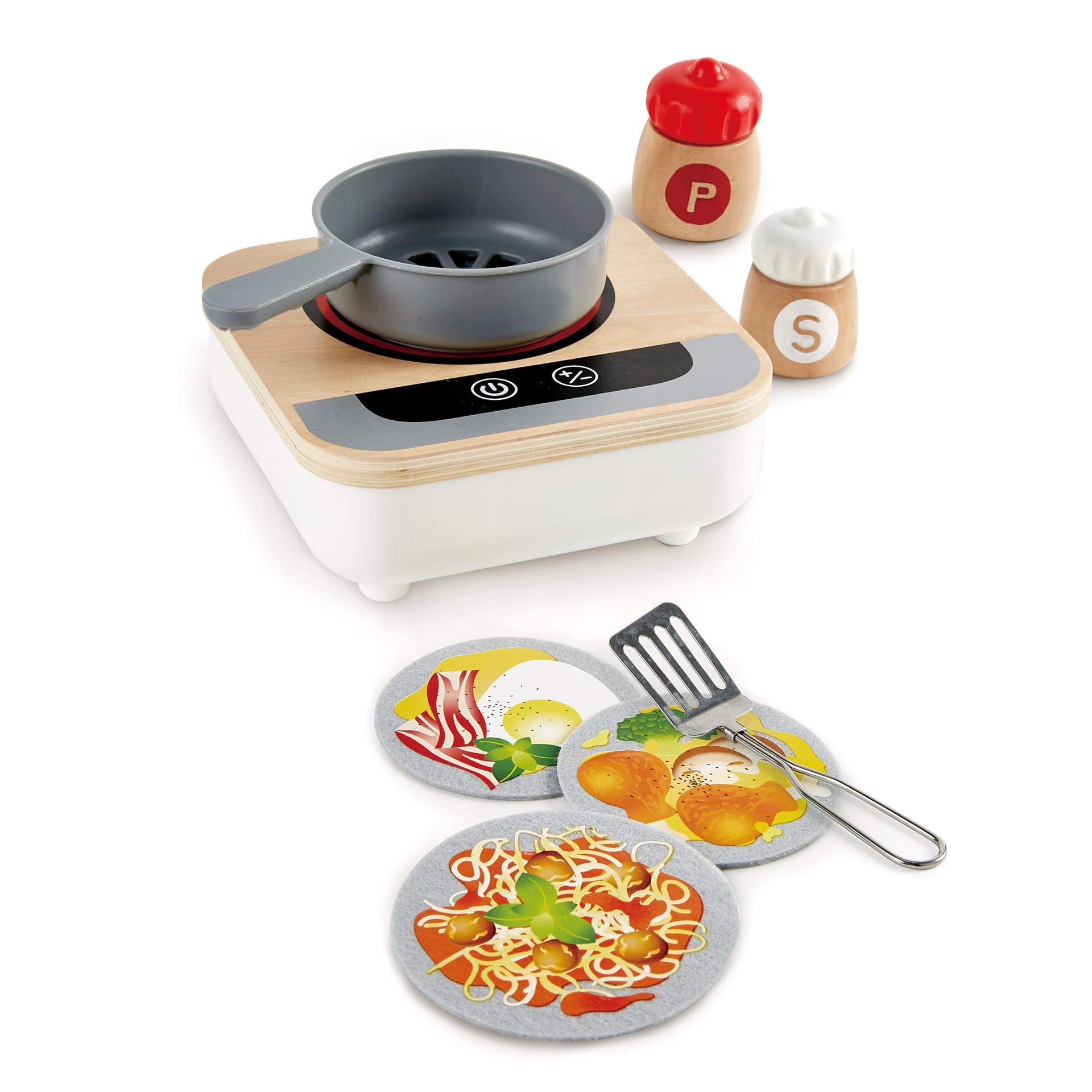 Hape Funny Frying Pan - Wooden Toy - Multi-color