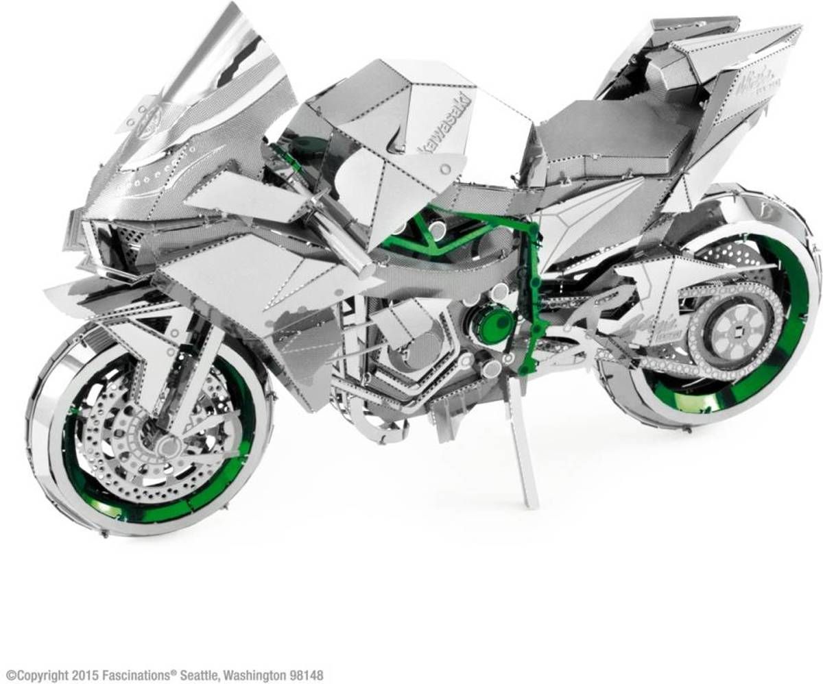 Metal earth Modelbouw 3D Motorfiets Kawasaki Ninja H2R - Metaal