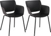 CLP Set de 2 Chaises de jardin Alpena