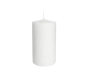 12 kaarsen, kaarsen, diameter 6 cm, hoogte 10 cm, wit