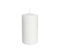 12 kaarsen, kaarsen, diameter 6 cm, hoogte 10 cm, wit
