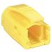 Metz Connect 1401008205-E Housse de protection contre les plis pour connecteurs RJ45 Jaune 1401008205-E Capot passe-câble jaune 10 pc(s)