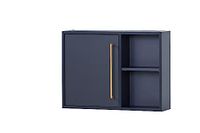 Schildmeyer Hangkast Kent, houtmateriaal, 66,8 x 16 x 48,4 cm, nachtblauw/goud