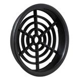 La Ventilazione T6N Ventilatierooster, rond, ABS, zwart, inbouw, 68 mm
