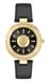 Plein Sport PSCEA0124 Dames Polshorloge Zwart/Goudkleurig Leer Kwarts Analoog