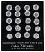Akzent oorstekers dames roestvrij staal 20 stuks 8 mm 004200000038