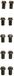 KS Tools 430.1077 Olieaftapplug, buitenzeskant, 17mm, M14x1,5x23mm, 10 per pak