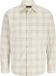 JACK & JONES Geruit Overhemd Lange Mouw Regular Fit Biologisch Katoen Heren L Plaza Taupe 1