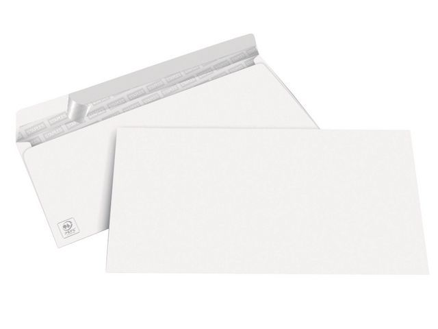 Staples Dienst envelop - C6/C5 - 114 x 229 mm - 80 g/m² - superwit