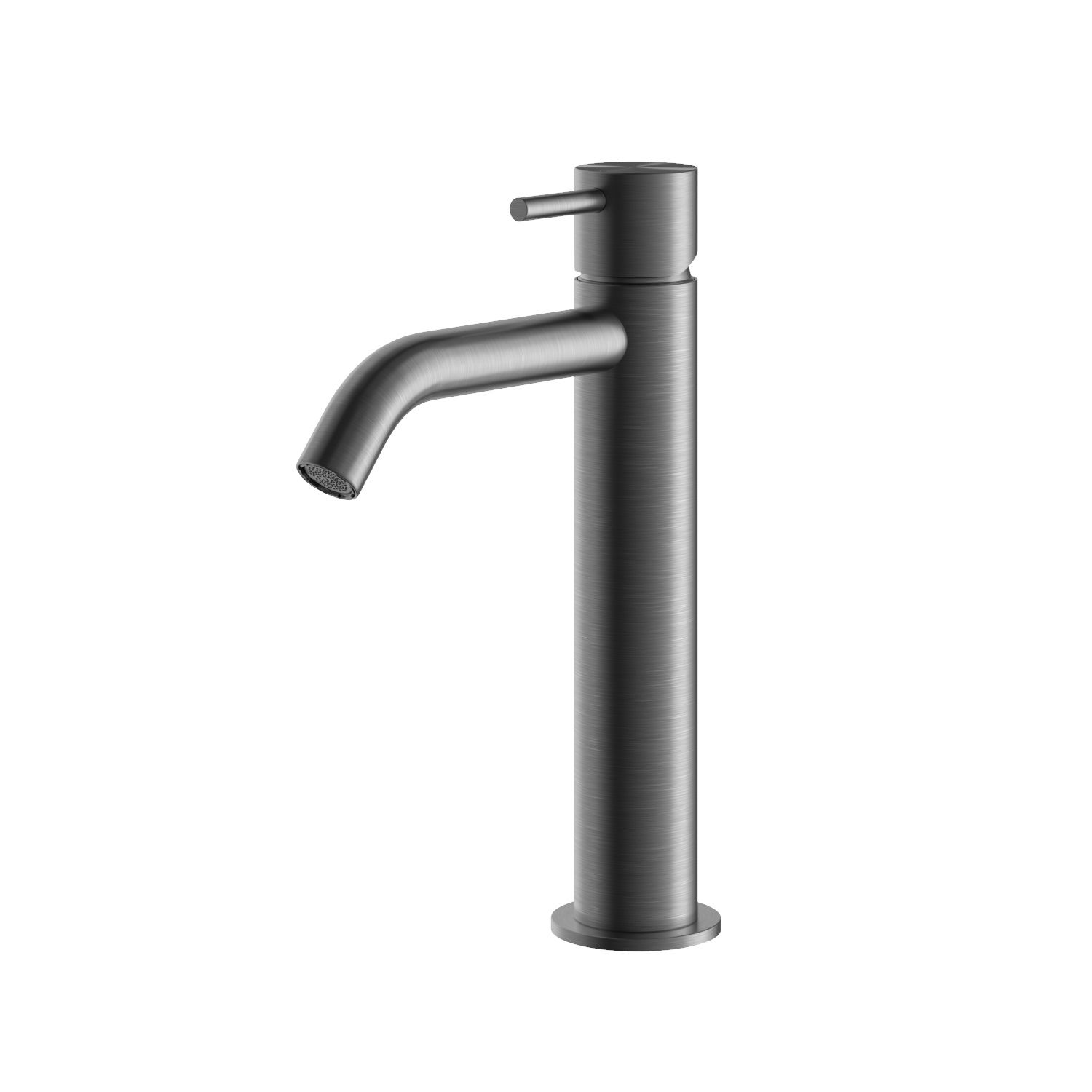 Hotbath Archie Wastafelmengkraan - Geborsteld Gunmetal PVD - Zonder Waste