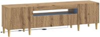 vidaXL TV-meubel DELFT 153 x 35 x 43 cm Artisanaal eiken