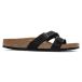 Birkenstock Sandales cuir nubuck femme Yao