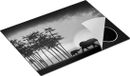 Chefcare Inductie Beschermer Olifanten Familie Zwart Wit 71x52cm