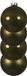 Decoris Mosgroene Kerstballen - 4 stuks - D10 cm - Glas
