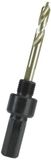 Ruko HSSE-Co 5 prieel houder inclusief piloot boor voor HSS en HSSE-Co 8 Bi-metaal 14.0-30.0mm gatenzaag, heldere afwerking, 11.0 mm schachtdiameter, R126201