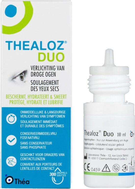 Thealoz Duo - Oogdruppels - 10ml - Droge Ogen Relief