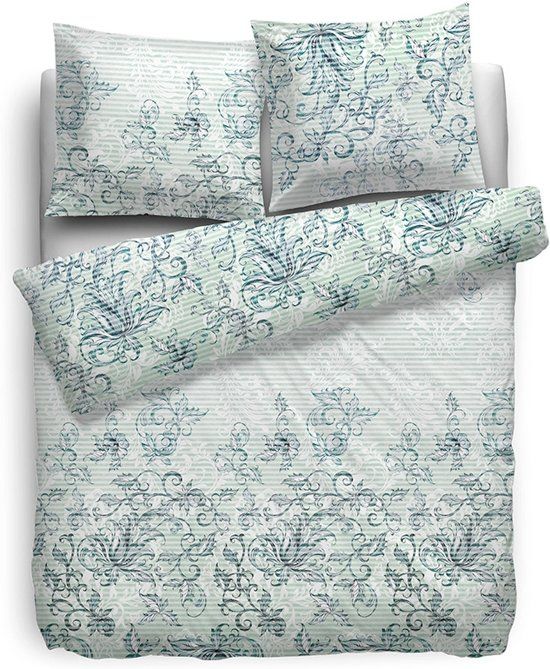 Heckett & Lane HnL Living Zico Dekbedovertrek - Katoensatijn - Litsjumeaux extra breed - 260 x 200/220 - Multi