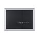 Bi-Office Blackboard Kamashi Glam krijtbord met zilveren MDF frame, 90x60cm
