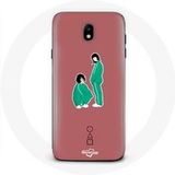 Maniacase Hoesje voor Samsung Galaxy S5 inktvis spel Ji Yeong nummer 240 en Kang Sae Byeok nummer 067