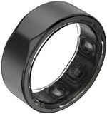 Kuno Ring 2 – Smart Ring – Slaapmonitor – Hartslag & Activiteitentracker – Stappen & Calorieën Meten – Zonder Abonnement – Waterbestendig – Zwart Maat 9