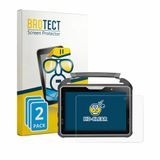 BROTECT - Screenprotector voor DT Research DT302RP - Folie Beschermfolie transparant 2 Stuks