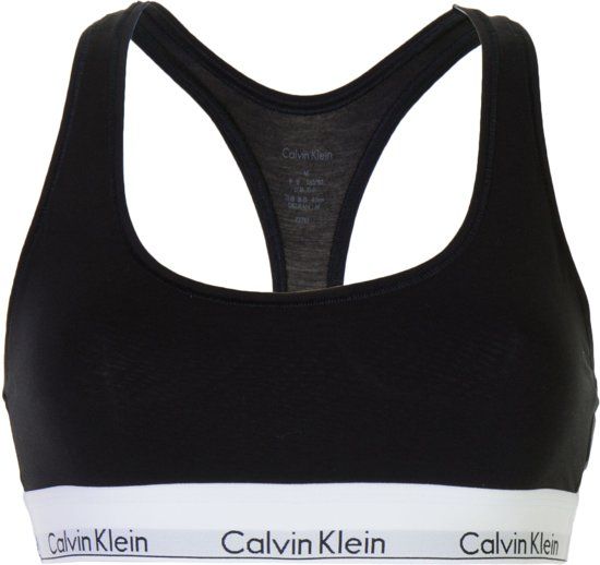 Calvin Klein - Modern Cotton Bh Top Zwart - L