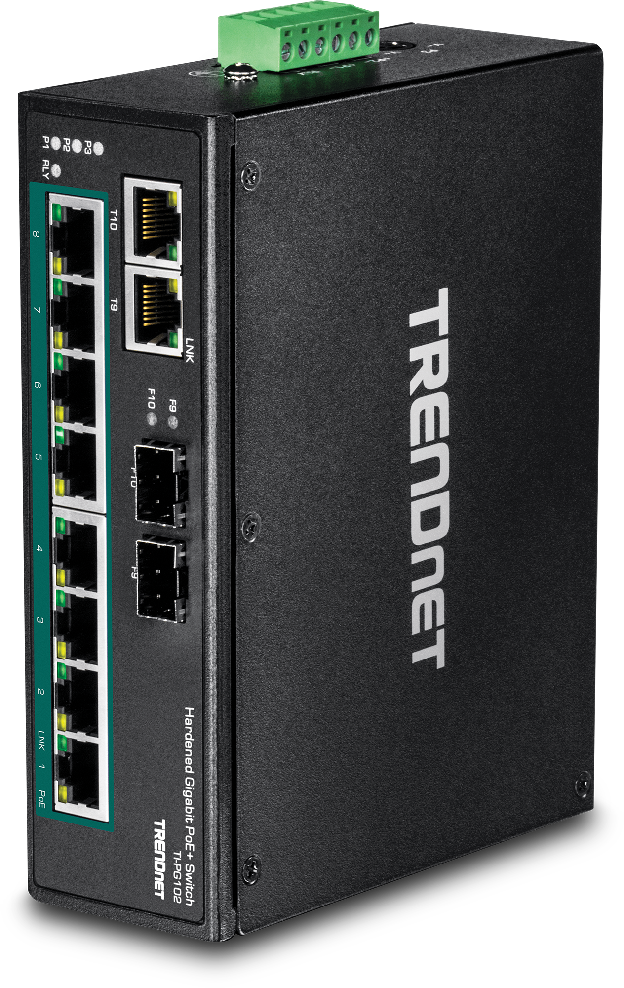 TRENDnet TI-PG102 - Netwerk switch - Zwart