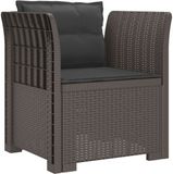 vidaXL Fauteuil Lichtgrijs