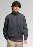 Superdry Satin Applique Track Top Heren XXL Charcoal Marl