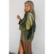 Bolina Island x Florine Hofstee veste en similicuir vert