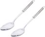 Alpina Schuimspaan Opscheplepel - 2 stuks - Zilver - RVS - 34 cm