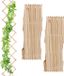 Relaxdays Planten klimrek - uitschuifbaar - set van 3 - 180 cm - hout
