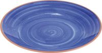 APS Assheuer Pott Melamine serveerschaal "la vida", ø32 cm, blauw, set van 2 stuks