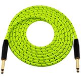 Reds Music GCF1130TB Gitaarkabel Jack 6.3 mono/jack 6.3 mono kabel met decoratieve gevlochten buitenkant (3 m)