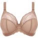 Elomi Women's Plus Size Charley Stretch Lace Underwire Plunge Bra, Fawn, 34G